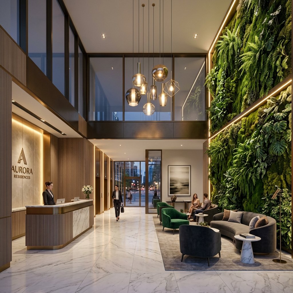 Grand Entrance Lobby at Brigade Belvedere